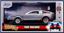 Time Machine (Back to the Future II) from Nano Hollywood Rides - Back to the Future manufactured by Jada Toys [Front]