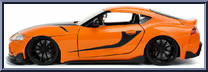 Toyota Supra from Nano Hollywood Rides - Fast & Furious manufactured by Jada Toys [Loose]