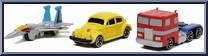 Starscream / Bumblebee / Optimus Prime from Nano Hollywood Rides - Transformers manufactured by Jada Toys [Loose]