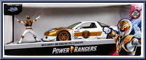 White Ranger & 2002 Honda NSX Type-R Japan Spec from Nano Hollywood Rides - Power Rangers manufactured by Jada Toys [Front]