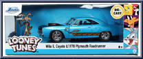 Wile E. Coyote & 1970 Plymouth Roadrunner from Nano Hollywood Rides - Looney Tunes manufactured by Jada Toys [Front]