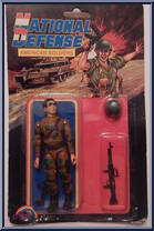 American Soldier #4 from National Defense - Black Cards manufactured by Agglo [Front]