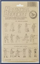 American Soldier #6 from National Defense - Black Cards manufactured by Agglo [Back]