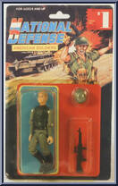 American Soldier #6 from National Defense - Black Cards manufactured by Agglo [Front]