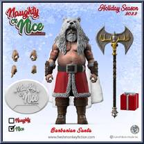 Barbarian Santa Action Figure