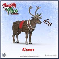Donner from Naughty or Nice Collection - Reindeer manufactured by Fresh Monkey Fiction [Loose]