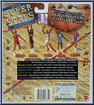 Kevin Garnett from NBA Superstars - 98/99 Season manufactured by Mattel [Back]