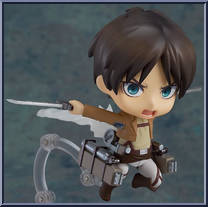 Eren Yeager (Survey Corps Version) from Nendoroid - Attack on Titan manufactured by Good Smile Company [Loose]