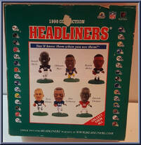 1,000 Yard Rushers from NFL Headliners - 1998 Season manufactured by Corinthian [Back]
