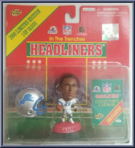 Barry Sanders from NFL Headliners - In the Trenches manufactured by Corinthian [Front]
