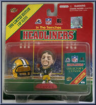 Brett Favre from NFL Headliners - In the Trenches manufactured by Corinthian [Front]