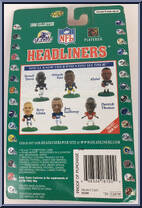 Eddie George from NFL Headliners - 1998 Season manufactured by Corinthian [Back]