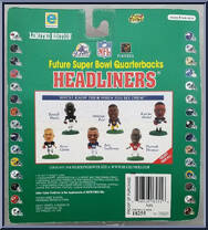 Future Super Bowl Quarterbacks from NFL Headliners - 1998 Season manufactured by Corinthian [Back]