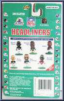 Isaac Bruce from NFL Headliners - 1998 Season manufactured by Corinthian [Back]