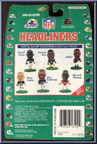 John Elway from NFL Headliners - 1998 Season manufactured by Corinthian [Back]