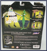Clown with the Tear-Away Face & Undersea Gal from Nightmare Before Christmas - Select manufactured by Diamond Select [Back]