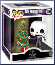 Jack Skellington (Christmas Door) (Deluxe) from Nightmare Before Christmas - Pop! Vinyl Figures manufactured by Funko [Front]