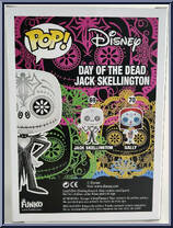 Jack Skellington (Day of the Dead) (Glow in the Dark) from Nightmare Before Christmas - Pop! Vinyl Figures manufactured by Funko [Back]