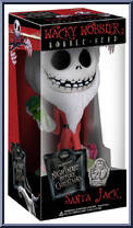 Santa Jack from Nightmare Before Christmas - Wacky Wobblers manufactured by Funko [Front]