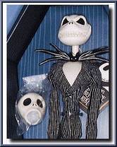 Jack Skellington (Blue Dark Coffin) (2 Heads: Evil Smile, Shock) Action Figure