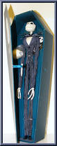Jack Skellington (Blue Dark Coffin) (2 Heads: Evil Smile, Shock) from Nightmare Before Christmas - 16" Coffins manufactured by Jun Planning [Loose]