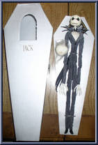 Jack Skellington (Grey Coffin) (2 heads: Angry, Smile) Action Figure
