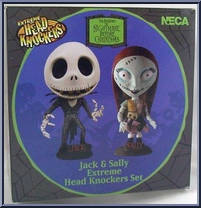 Jack & Sally (Extreme) from Nightmare Before Christmas - Head Knockers manufactured by Neca [Front]