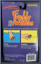 Freddy Spitballs from Nightmare on Elm Street - Basic Series manufactured by LJN [Back]