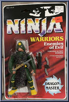 Dragonmaster from Ninja Warriors - Enemies of Evil - Basic Series manufactured by Hasbro [Front]