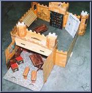 Giant Medieval Castle from Noble Knights - Playset manufactured by Marx [Loose]