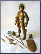 Gold Knight - Sir Gordon from Noble Knights - Basic Series manufactured by Marx [Loose]