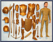 Gold Knight - Sir Gordon from Noble Knights - Basic Series manufactured by Marx [Loose]