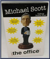 Michael Scott (Talking) from Office - Bobbleheads manufactured by NBC Experience [Front]