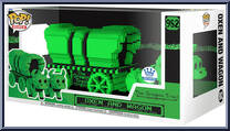 Oxen and Wagon (Green & Black) from Oregon Trail - Pop! Rides manufactured by Funko [Front]