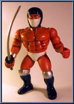 Japanese Warrior from OverTop Man - Basic Series manufactured by T.T. Toys [Loose]
