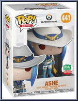 Ashe (White Outfit) from Overwatch - Pop! Vinyl Figures manufactured by Funko [Front]