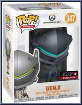 Genji (Carbon Fiber) from Overwatch - Pop! Vinyl Figures manufactured by Funko [Front]