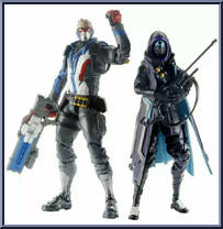 Ana / Soldier: 76 from Overwatch - Multi-Packs manufactured by Hasbro [Loose]