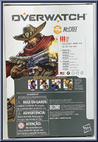McCree from Overwatch - Basic Series manufactured by Hasbro [Back]