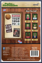 Leslie Knope from Parks and Recreation - ReAction Figures manufactured by Super7 [Back]