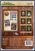 Ron Swanson from Parks and Recreation - ReAction Figures manufactured by Super7 [Back]