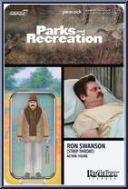 Ron Swanson (Strep Throat) from Parks and Recreation - ReAction Figures manufactured by Super7 [Front]