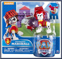 Medieval Marshall from Paw Patrol - Mission Quest manufactured by Spinmaster [Front]