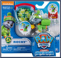 Rocky from Paw Patrol - Great Snow Rescue - Wal-Mart manufactured by Spinmaster [Front]