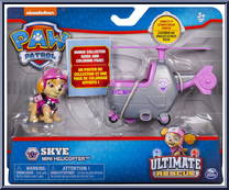 Skye Mini Helicopter from Paw Patrol - Ultimate Resque Vehicles manufactured by Spinmaster [Front]