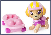 Skateboard Skye from Paw Patrol - Skateboard Pups manufactured by Spinmaster [Loose]