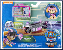 Skye's Cycle Figure from Paw Patrol - Mission Paw Vehicles manufactured by Spinmaster [Front]