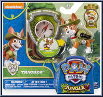Tracker - Action Pack Pup & Badge from Paw Patrol - Jungle Rescue manufactured by Spinmaster [Front]