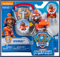 Zuma from Paw Patrol - Great Snow Rescue - Wal-Mart manufactured by Spinmaster [Front]