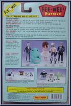 Pee-Wee Herman with Scooter from Pee-Wee's Playhouse - Basic Series manufactured by Matchbox [Back]
